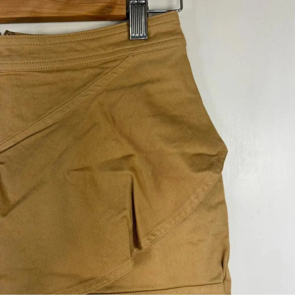 Aritzia Sunday Best Whitney Ruffle Mini Skirt - 2 - Tan